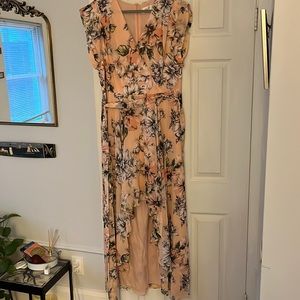 Eliza J size 16 floral high low dress